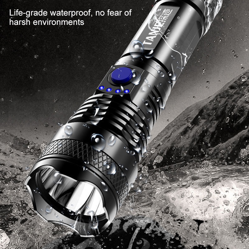 Đèn Pin Siêu Sáng Power style Chính Hãng - Đèn Pin Cầm Tay 4 Chế Độ - YKD