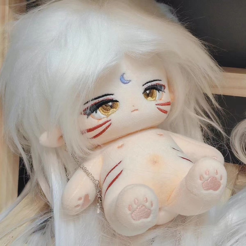 Inuyasha Búp Bê Nhồi Bông Hình Nhân Vật Hoạt Hình Cao 20cm