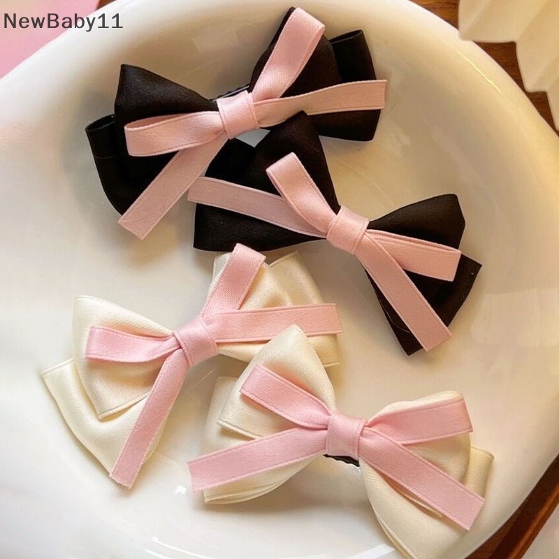 Bộ 2 Kẹp Tóc Nơ Phong Cách Hàn Quốc Dễ Thương Dành Cho Bé Gái