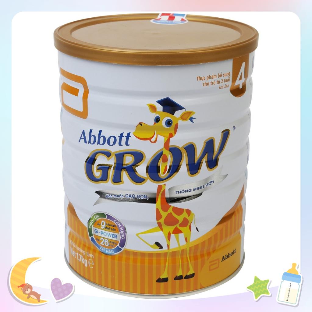 Sữa Abbott Grow 4 Giúp trẻ thông minh, cao lớn lon 1.7Kg Combo 2 lon