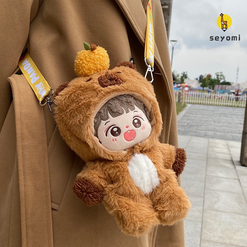 Bộ Quần Áo Búp Bê capybara 20cm Dễ Thương