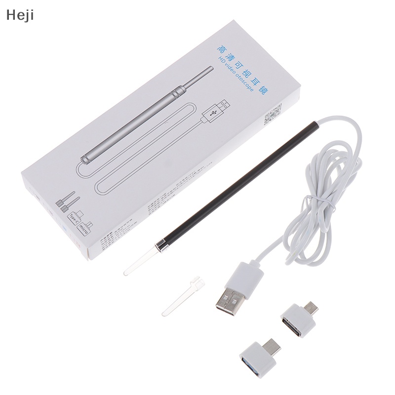1 Bộ Dụng Cụ Lấy Ráy Tai Thông Minh heji Làm Sạch Tai Có camera Quan Sát