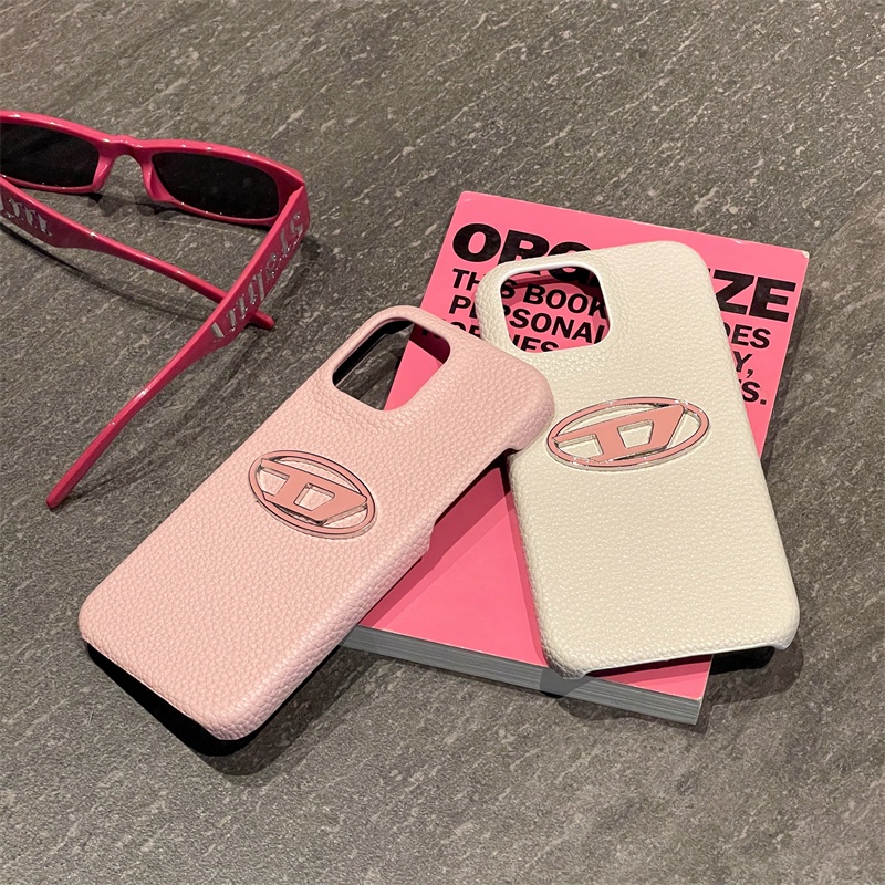 Fashion Minimalist Leather Case for iPhone 15 14 13 12 Pro Max 15pro 13pro 12pro 12 Promax 15promax 14promax 13promax 12promax Brand Logo Full Back Cover