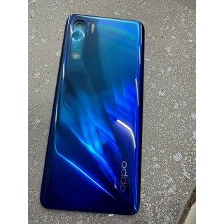 Nắp lưng oppo reno 3-xanh zin