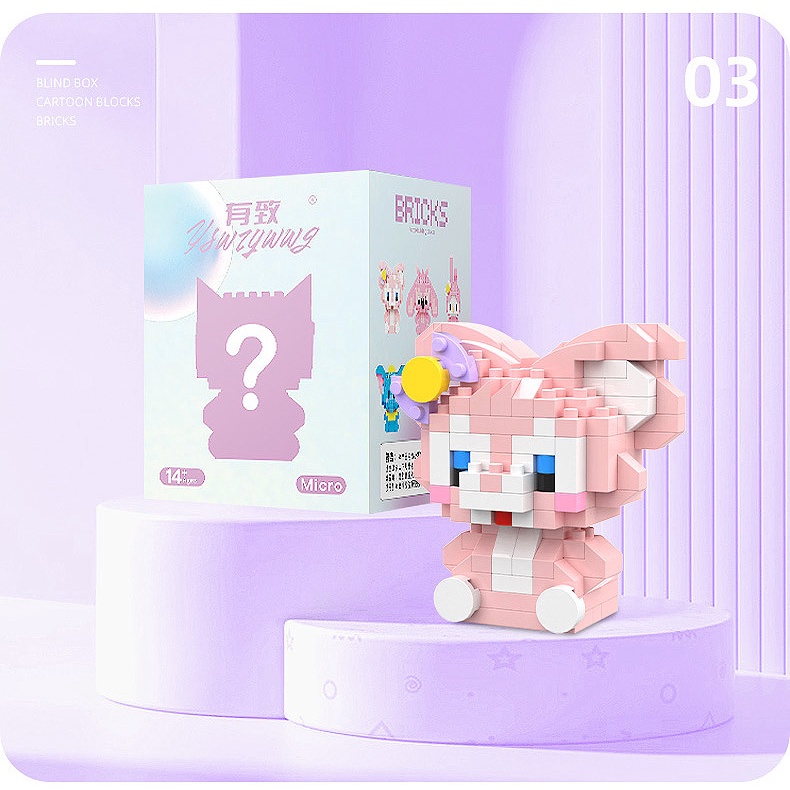 Loopy Bộ Đồ Chơi Lắp Ráp lego Hoạt Hình Vui Nhộn Cho Bé