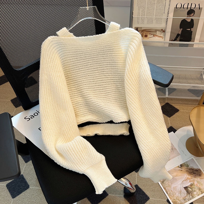 Áo Khoác cardigan Dệt Kim Không Tay Phong Cách Pháp Thời Trang Mùa Thu Hàng Mới Dành Cho Bạn Nữ