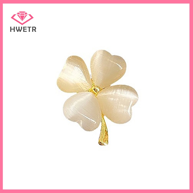 Ghim Cài Áo Hình Nơ Hoa Bằng Kim Loại Chống Chói Thời Trang Cho Nữ Mới