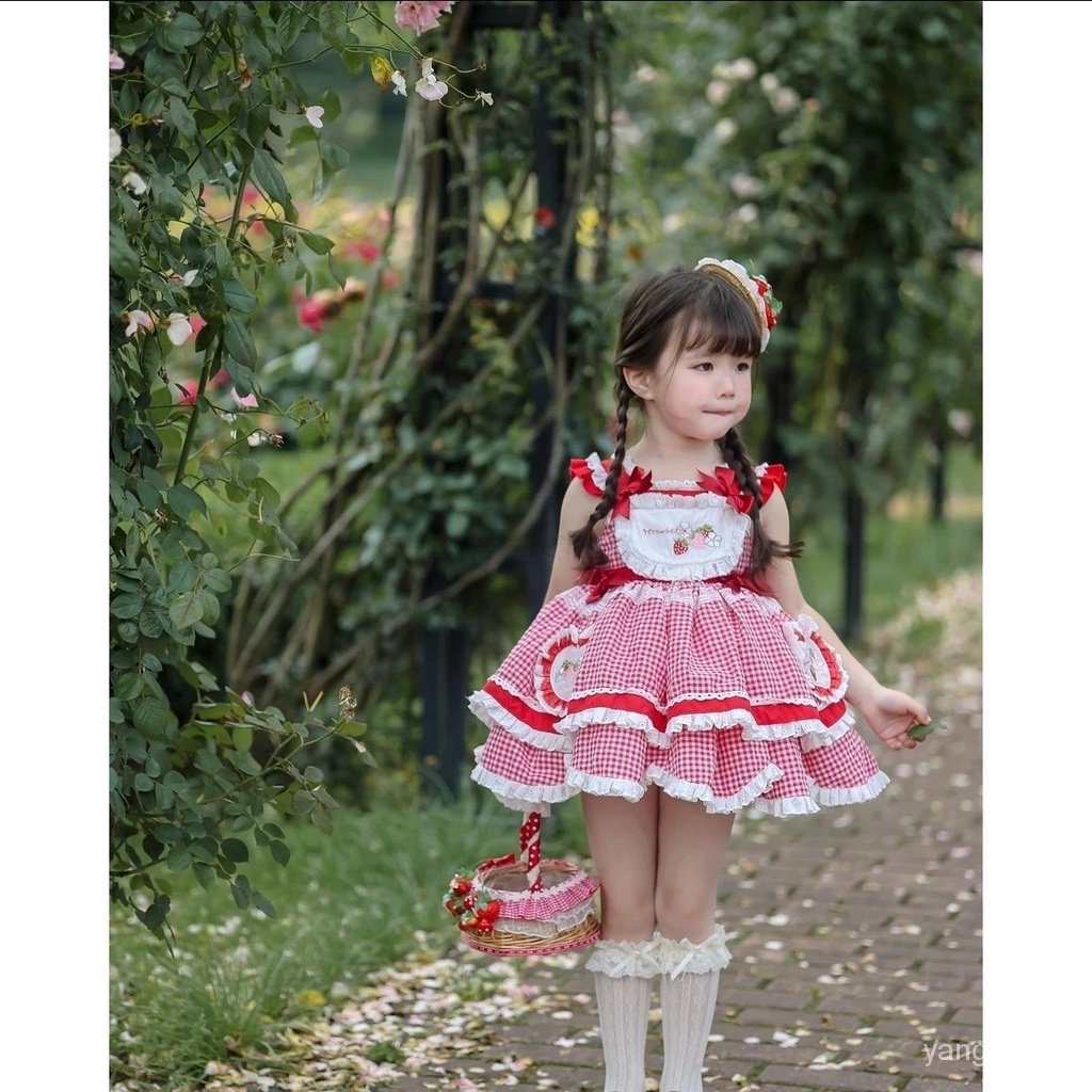 Hàng Mới Về Đầm Công Chúa Phong Cách lolita Thời Trang Mùa Hè Cho Bé Gái
