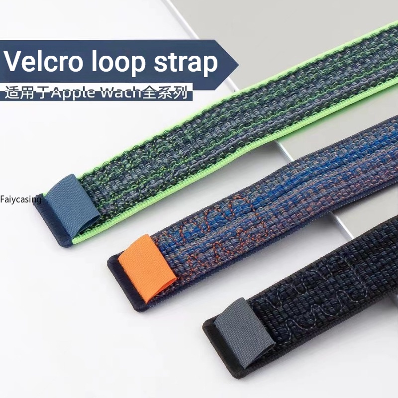 Mới Dây Đeo Đồng Hồ Bằng nylon Cho apple watch 9 8 49mm ultra 41mm 45mm iwatch 38mm 42mm 40mm 44mm 7 6 se 5 4 3 2