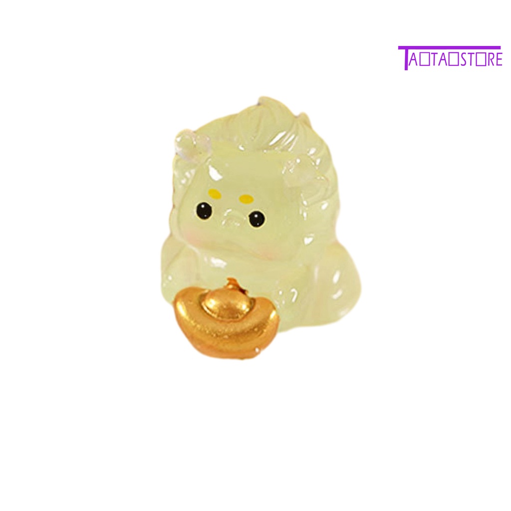 Tượng Rồng Dạ Quang mini Bằng Nhựa resin Họa Tiết Hoạt Hình Phát Sáng Trong Bóng Tối Trang Trí Tiểu Cảnh / Nhà Búp Bê diy