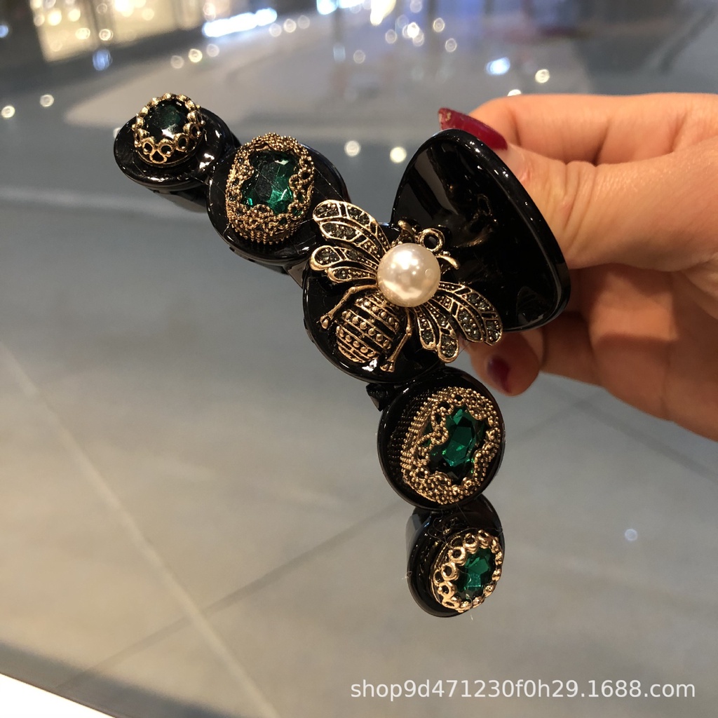 Kẹp Tóc Hình Con Ong Đính Ngọc Trai Thời Trang