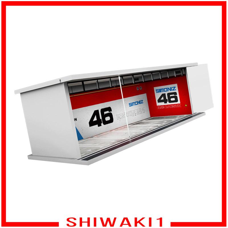 Hộp Trưng Bày Mô Hình Xe Hơi 1 / 64 Kèm Giá Đỡ Trưng Bày Và Đèn Chiếu Sáng