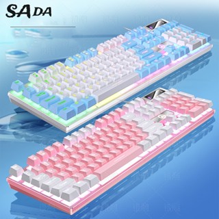 Sada Bàn Phím Cơ Chơi Game Có Dây k500 Phát Quang Chất Lượng Cao