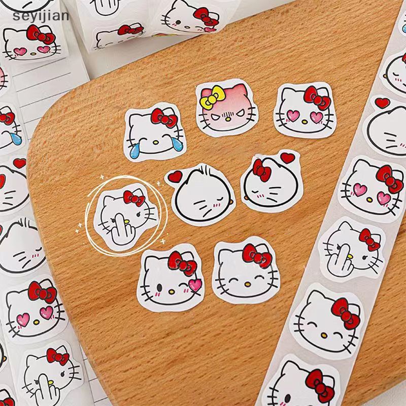 Bộ 500 Sticker hello kitty pachacco Chống Thấm Nước Dùng Trang Trí Sổ Tay diy
