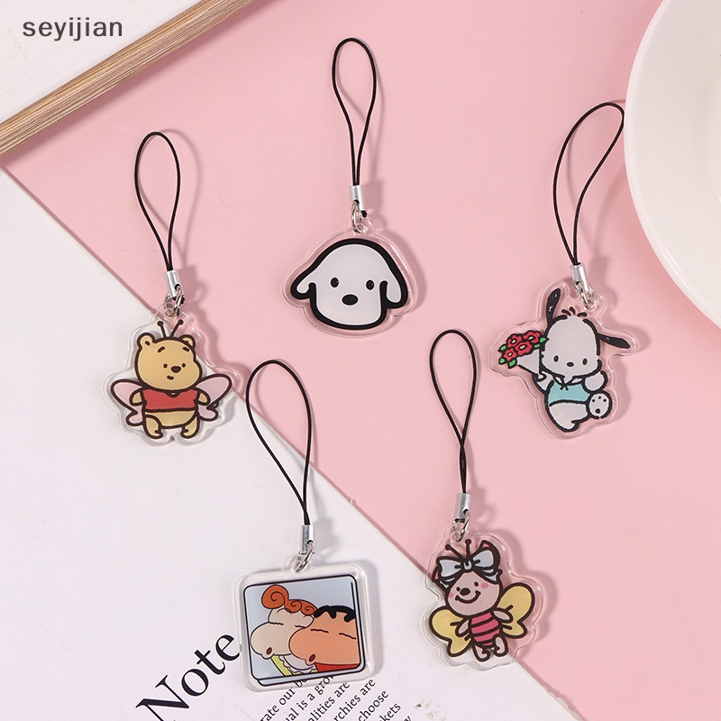 Dây Đeo Điện Thoại Trang Trí Ba Lô / Móc Khóa Hình Cậu Bé Bút Chì shin-chan Dễ Thương Thích Hợp Làm Quà Tặng Cho Bé Trai Bé