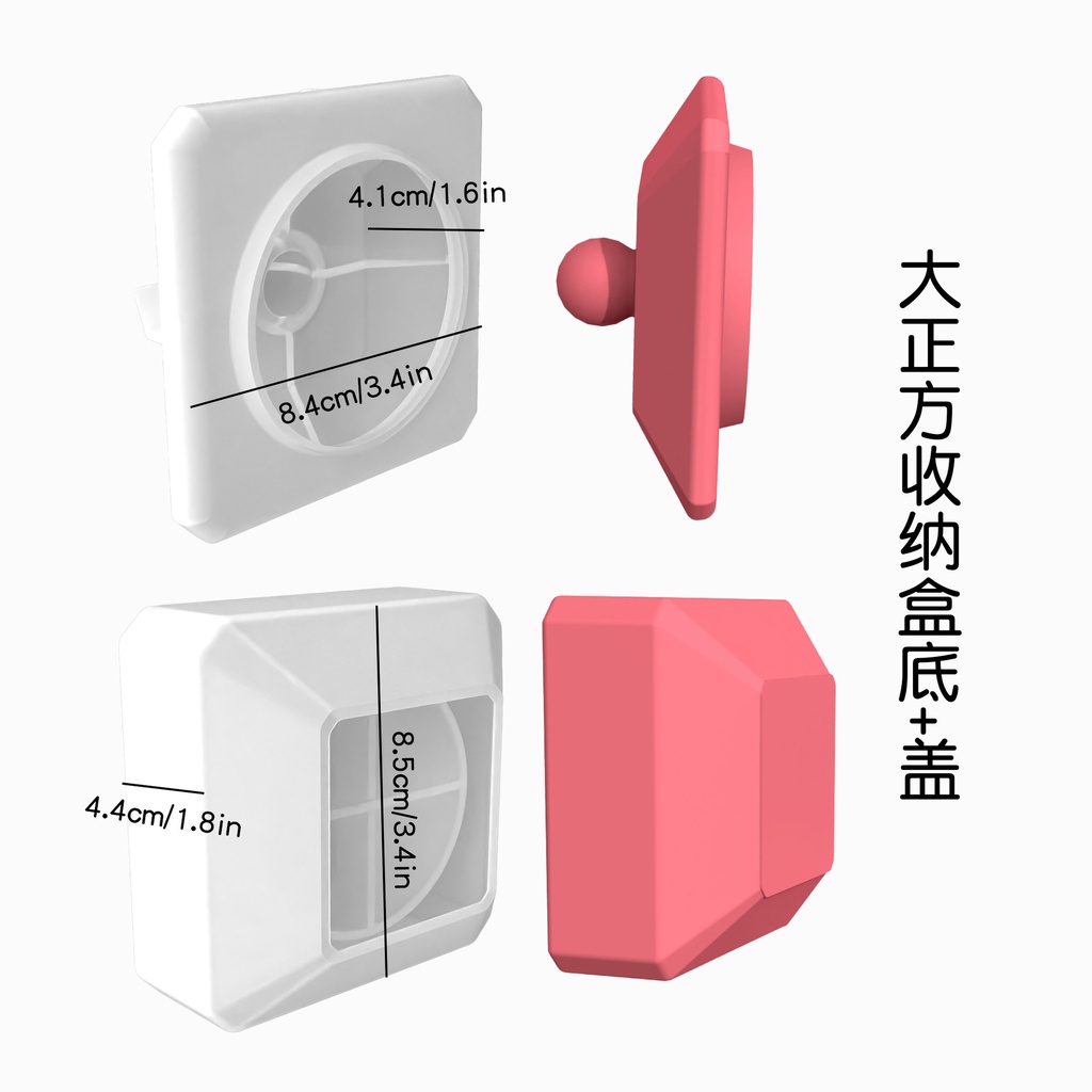 Khuôn silicone Làm Chậu Cây Trang Sức Ba Chiều