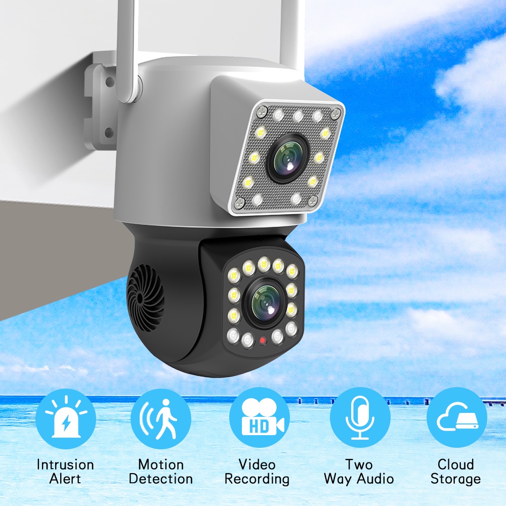 Aio camera An Ninh hd 8mp Chống Thấm Nước v380 pro