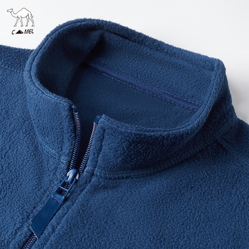 Áo Khoác Dài Tay Phối Khóa Kéo Thời Trang Thu Đông Cho Nam