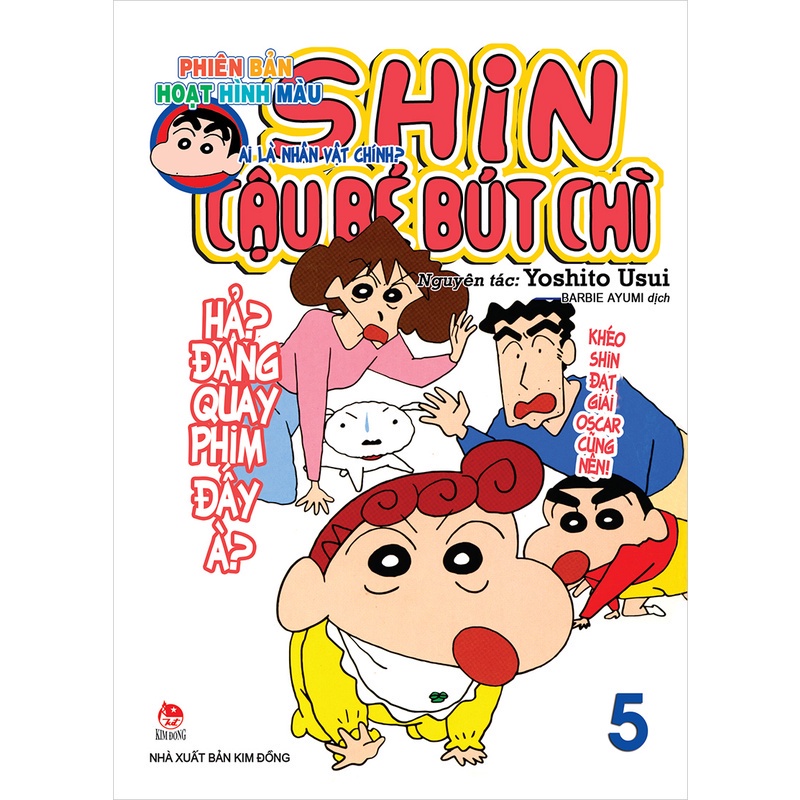 Sách Shin - Cậu Bé Bút Chì - Hoạt Hình Màu - Kim Đồng - Bản Quyền