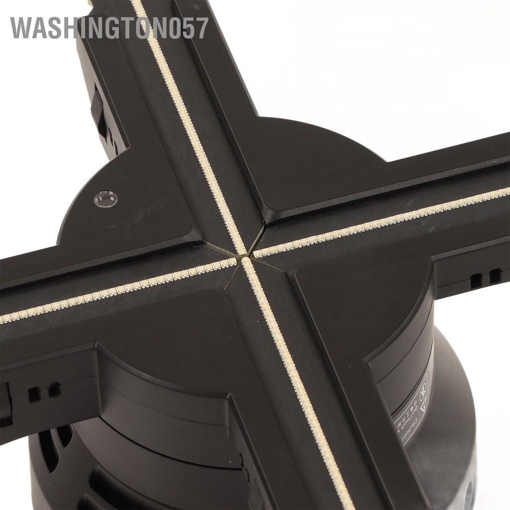 Washington057 Quạt hình ba chiều 3D Máy chiếu WiFi 30 7x30 7in Độ phân giải 2000x928 LED cho màn quảng cáo 100‑240V