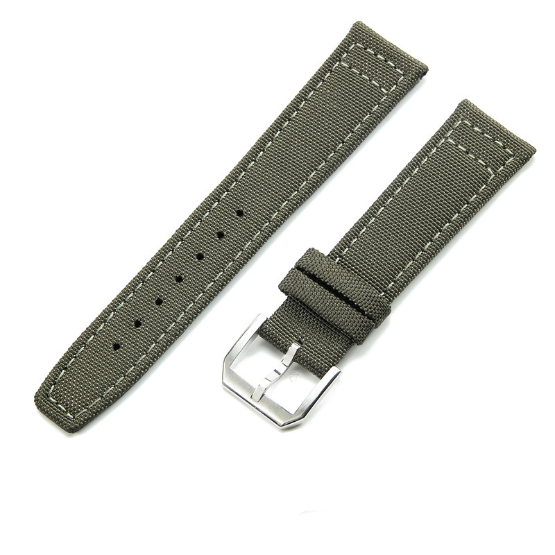 Dây Đeo Đồng Hồ Bằng Da Bò nylon 20mm 21mm 22mm Cho iwc national portofino pilot portugal