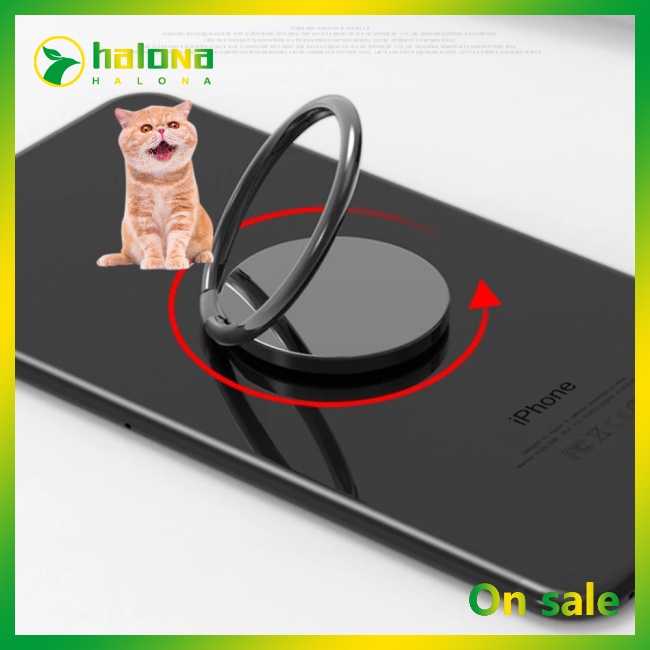 Halo Nhẫn Đỡ Điện Thoại Thiết Kế Sáng Tạo Thích Hợp Làm Quà Tặng