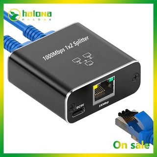 Bộ chia mạng lan 1 ra 2 tốc độ cao 1000mbps 2 thiết bị rj45