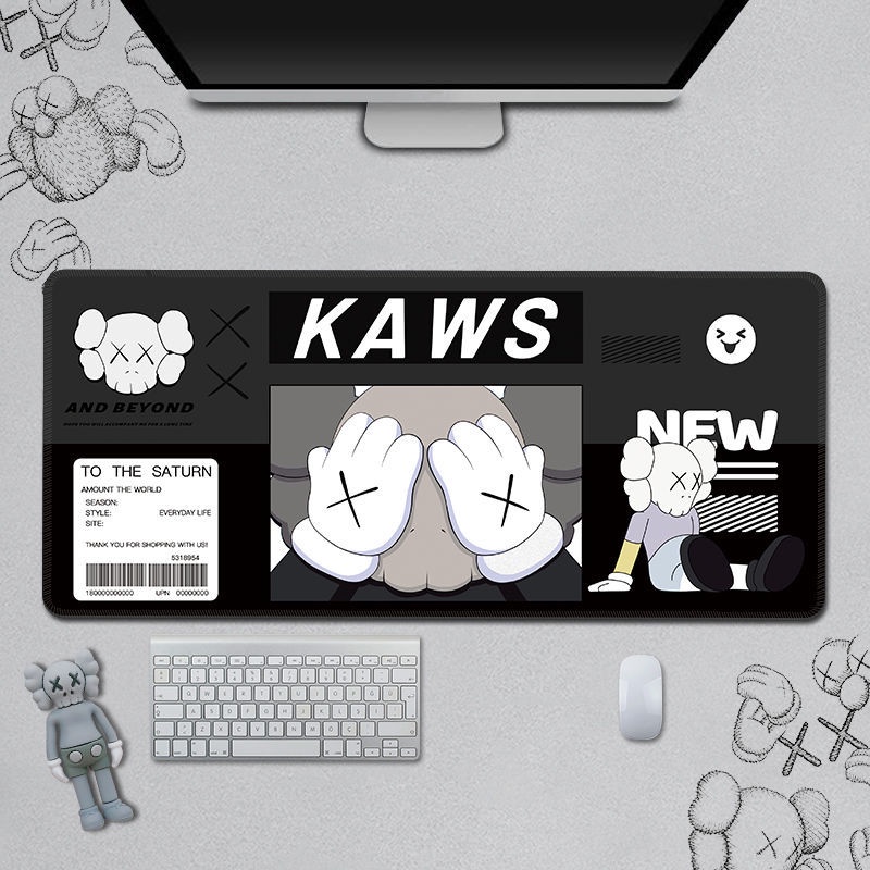 Kaws Tấm Lót Chuột Và Bàn Phím Cỡ Vừa Và Dày Dành Cho Chơi game Thể Thao