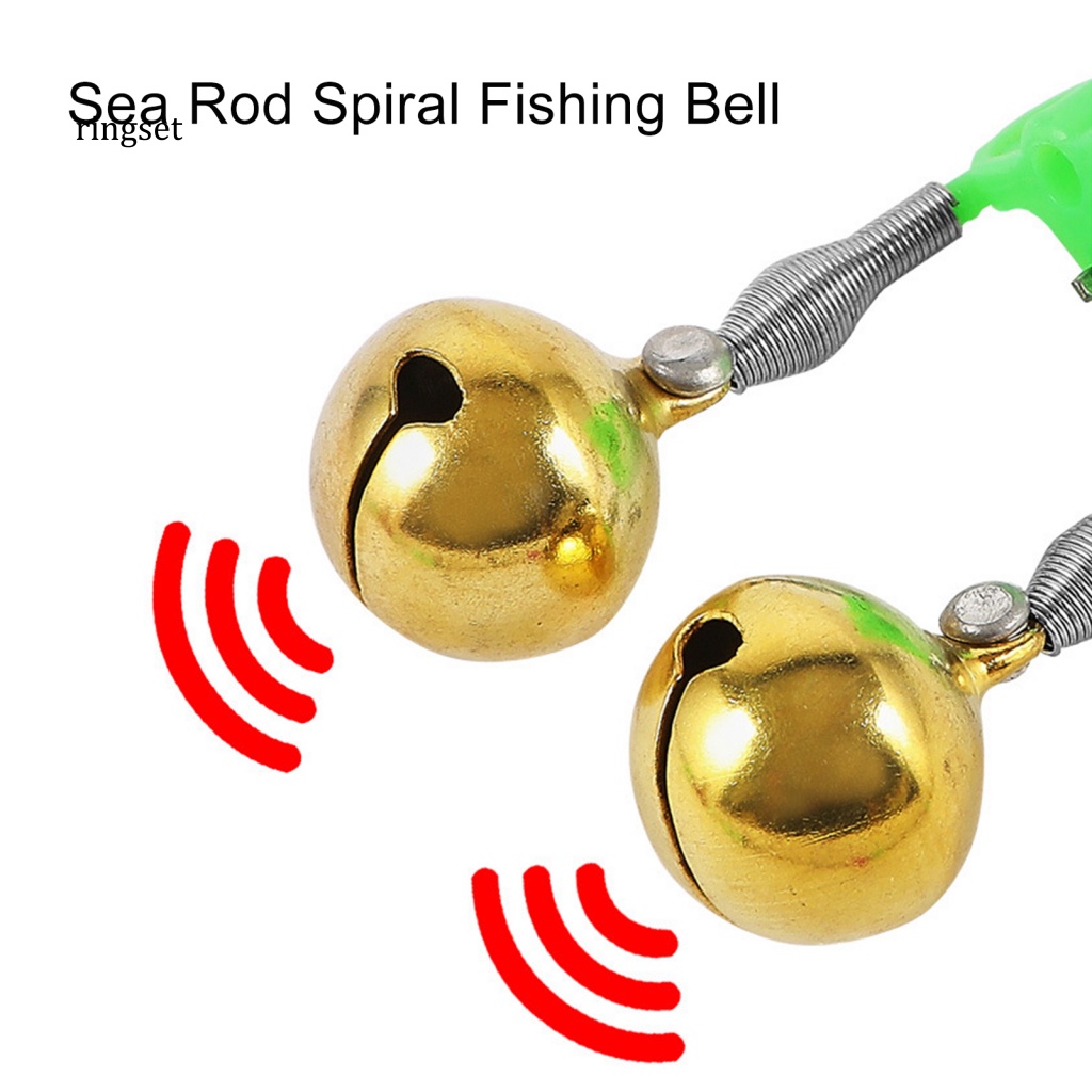 Chuông Báo Cá Cắn Câu Bằng Đồng Thau Có Lò Xo