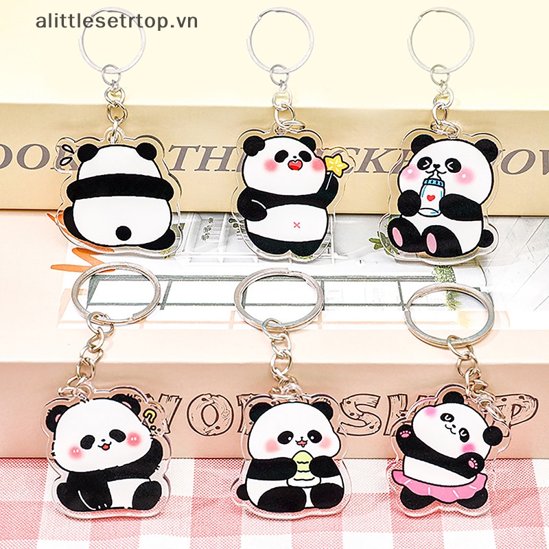 Móc Chìa Khóa Hình Gấu Trúc Hoạt Hình Dễ Thương diy