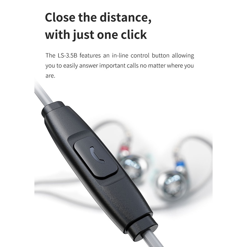 Fiio Dây Cáp Nối Micro ls-3.5b Với Giắc Cắm 3.5mm 0.78mm 2pin Cho fd11 fd3