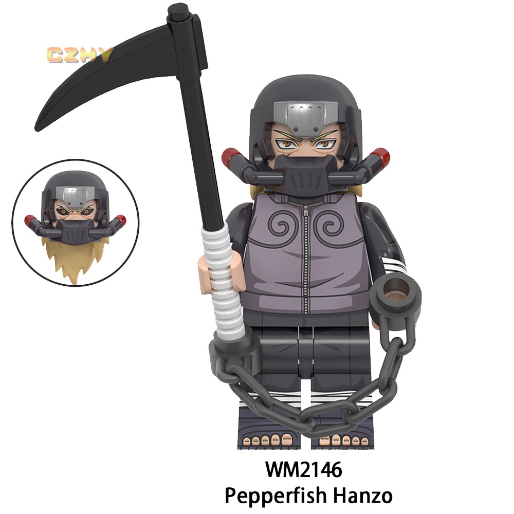 Đồ Chơi Khối Lắp Ráp Hoạt Hình mifune shimura Daanzou Pepper hanzo wm6112