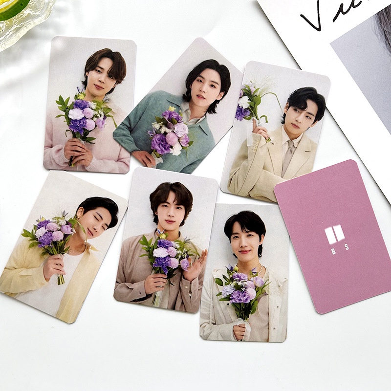 Bộ Thiệp In Hình bts v jimin jungkook Thẻ