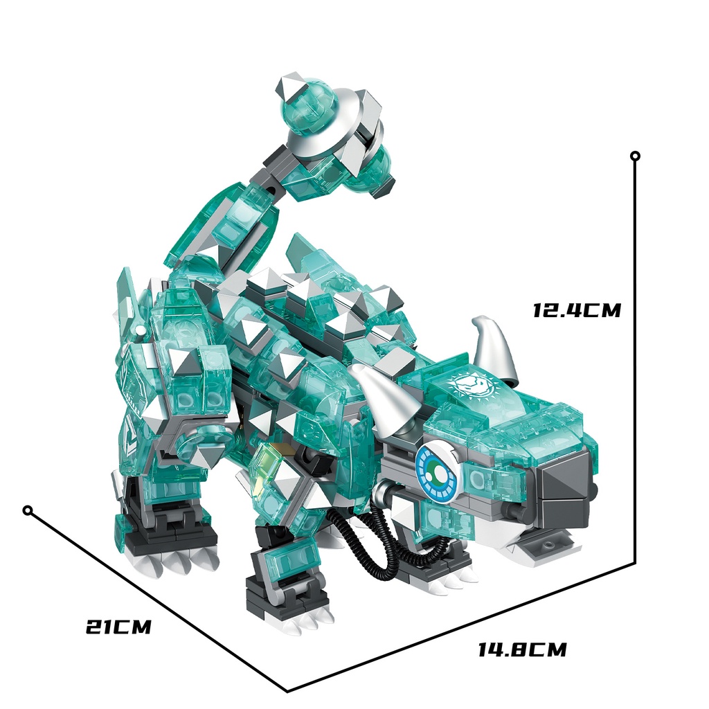Bộ Đồ Chơi lego Lắp Ráp Khủng Long jurassic ankylosaurus Dễ Thương Cho Bé