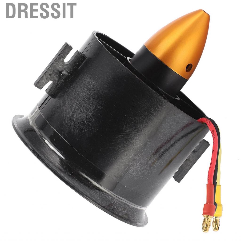 Dressit 70mm EDF Set 6 Blades Ducted Fan For RC Airplane Sports