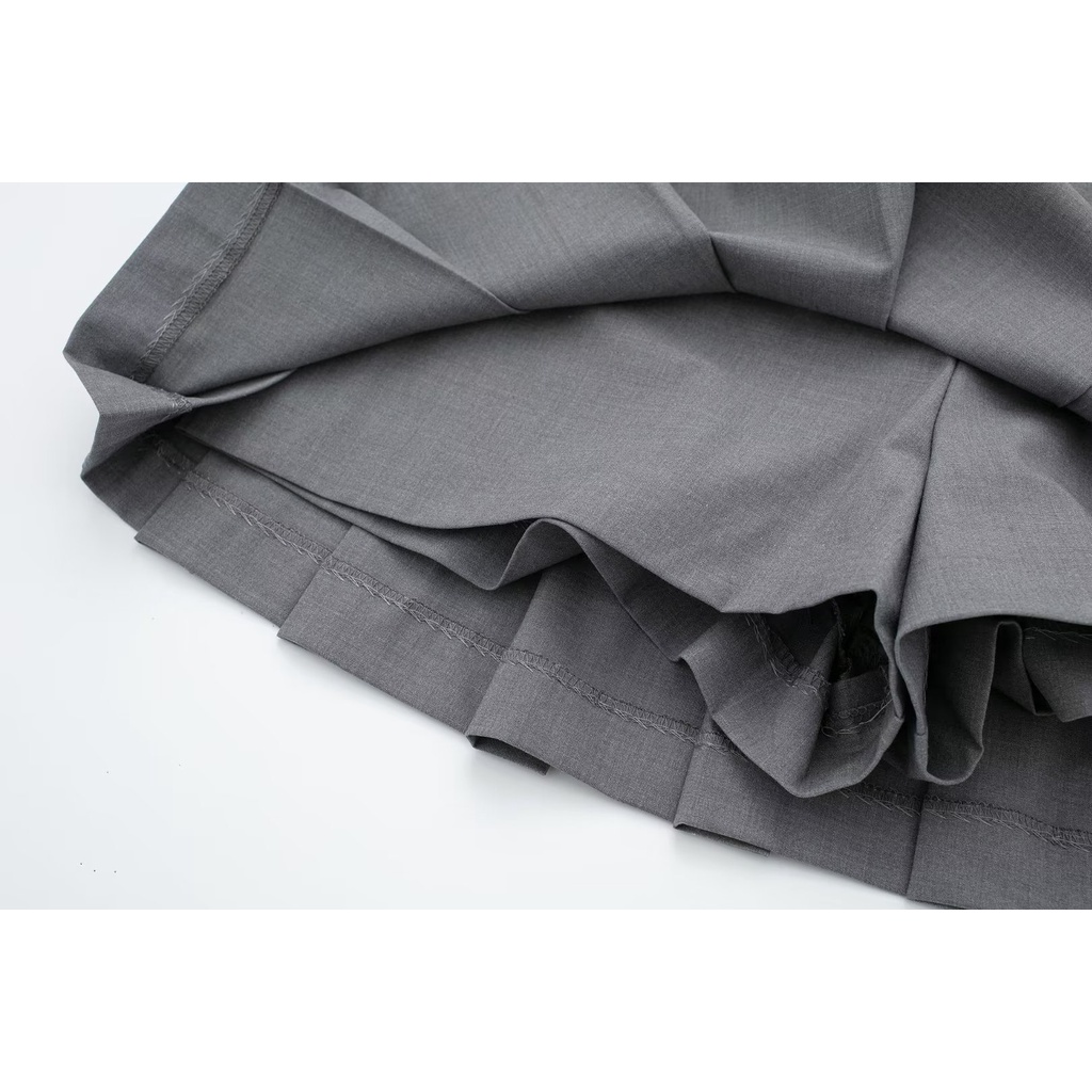 Uibey Chân Váy Dài Lưng Cao Xếp Li Thời Trang 945019