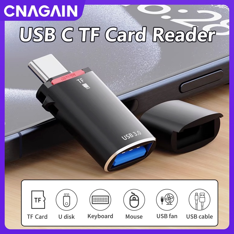 Đầu Đọc Thẻ Nhớ micro sd / tf Cho iphone15 pro max / plus / 2 Trong 1 otg usb 3.0 / Máy Tính Bảng / android