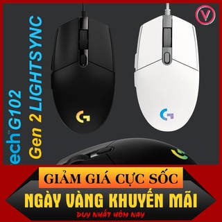 Chuột máy tính LogitechChuột Logitech - Chuột chuyên game có dây Logitech G102
