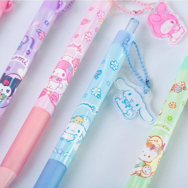 SANRIO 1 Bút Bi laser Hoạt Hình kuromi mymelody Dễ Thương