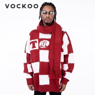 Áo Len áo sweater nam Đỏ cardigan áo len nan Tay Dài Giáng sinh 2023 NEW MMY23A0LUA 44Z231101