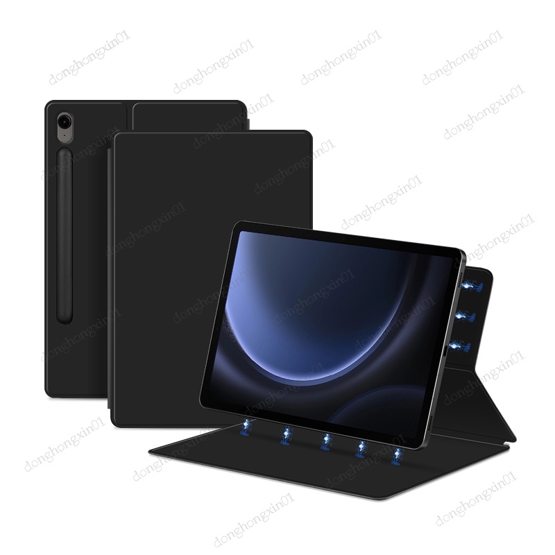 Ốp Bao Da Máy Tính Bảng Có Ngăn Đựng Bút Cảm Ứng Cho samsung galaxy tab s9 fe s9 plus s7 fe s8 plus tab s7 s8 s9 11 inch