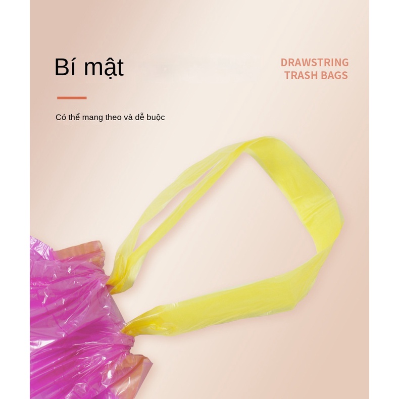 Túi Đựng Rác pe Dày Có Dây Rút Bằng Nhựa pe Cho Nhà Bếp Văn Phòng Bán Sỉ Túi rác