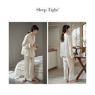 Bộ Đồ Ngủ Bằng Lụa Mỏng Dáng Rộng Thời Trang Dành Cho Nữ