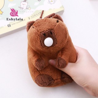 Eshylala capybara Móc Khóa Búp Bê Nhồi Bông Mô Phỏng capybara kawaii Đồ Chơi Búp Bê Nhồi Bông Quà Tặng Sinh Nhật Mới