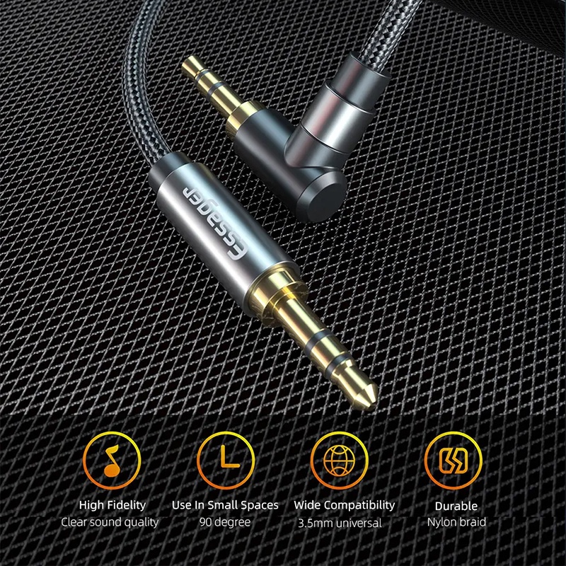 Dây Cáp Âm Thanh aux 3.5mm Cho Điện Thoại / laptop / Xe Hơi - YKD