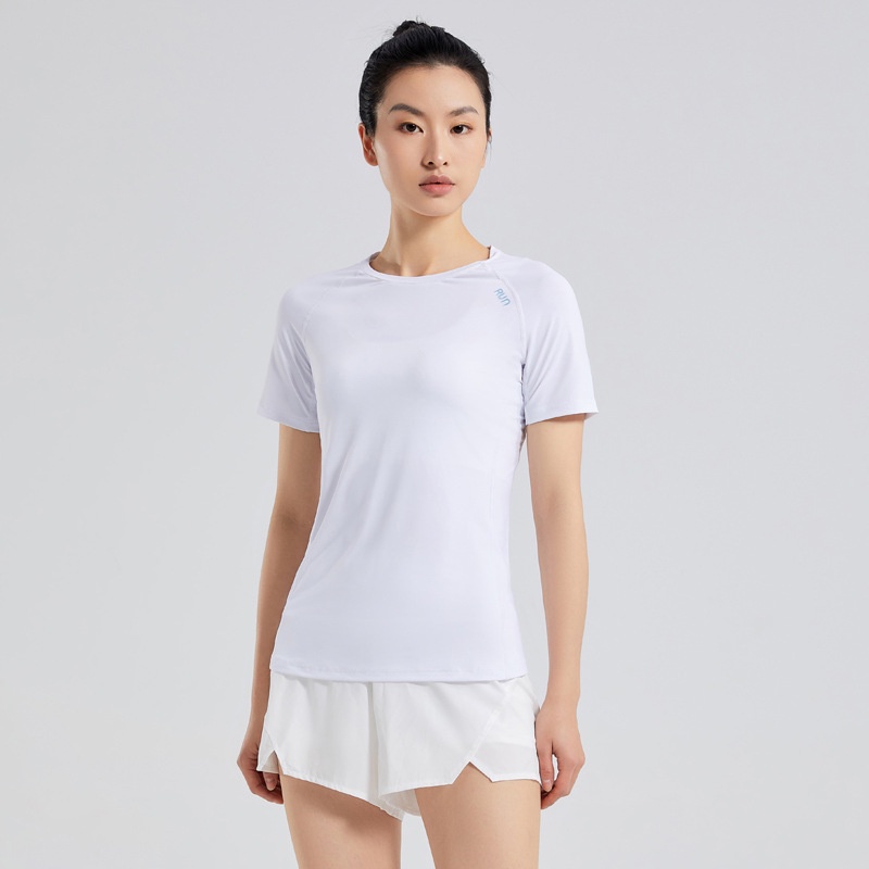 Marathon Áo Thun Thể Thao Tay Ngắn Siêu Nhẹ Thoáng Khí Nhanh Khô Thời Trang Cho Nữ