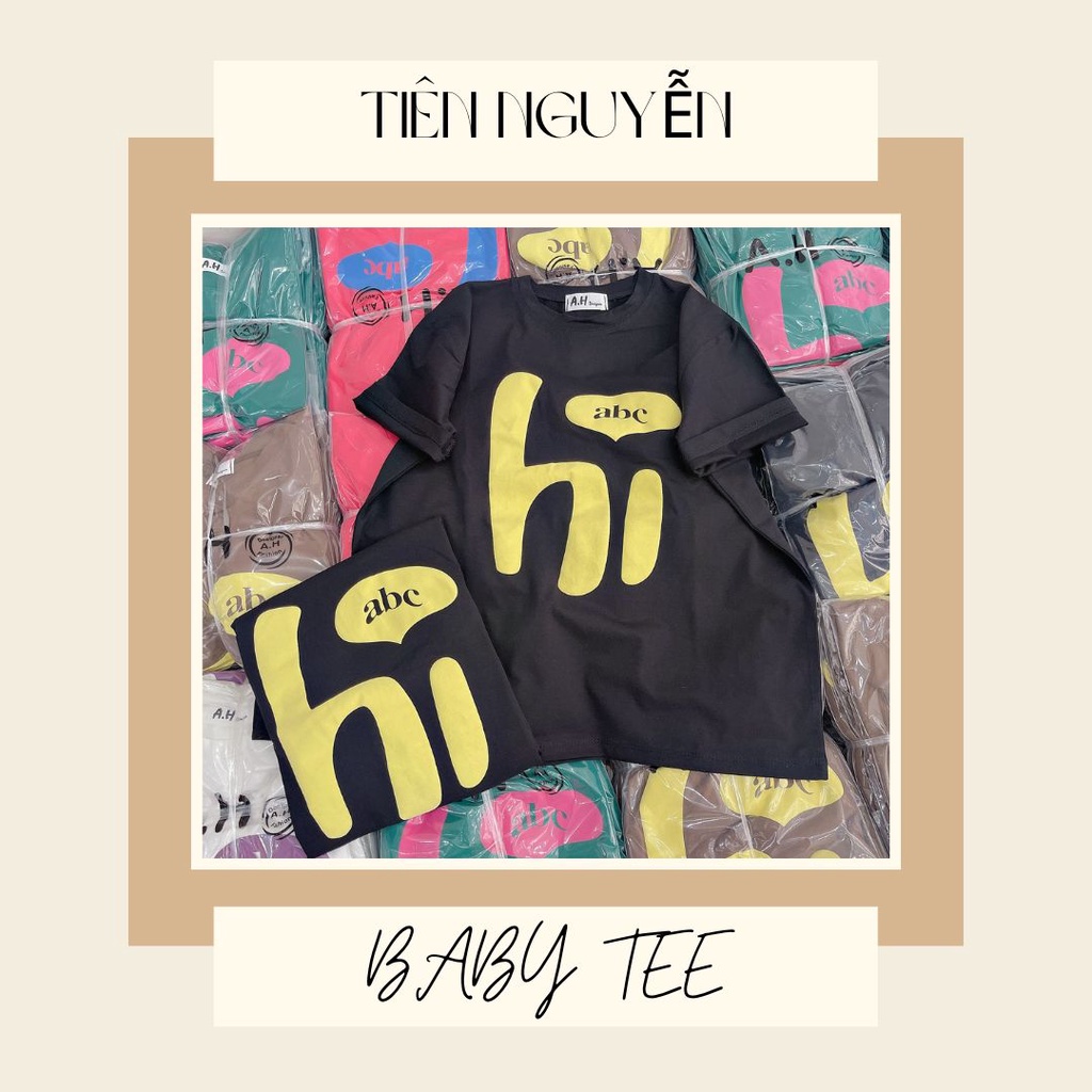 ÁO THUN PHOM BABY TEE BIG SIZE A48 BIG SIZE 55-90KG