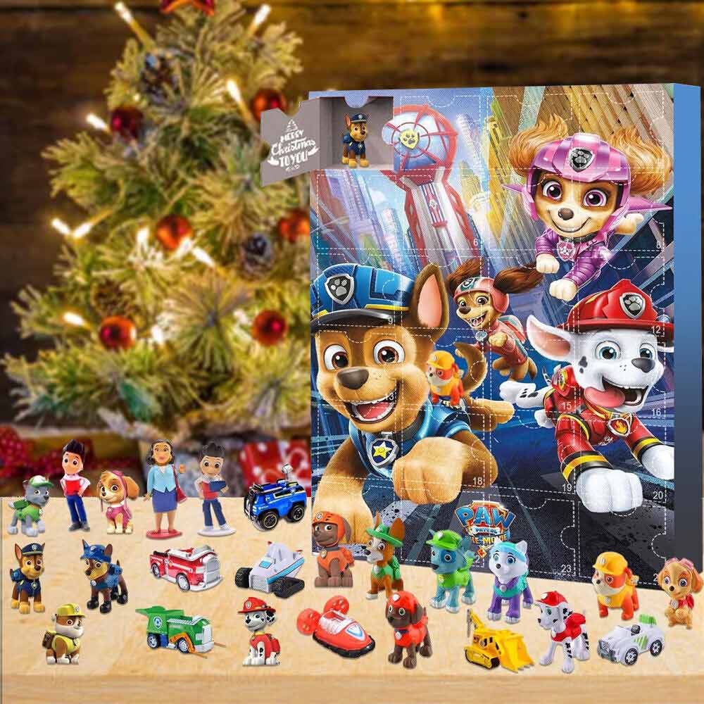 2023 Christmas Advent Calendar PAW Patrol Figures Toys 24 Days Countdown Gifts