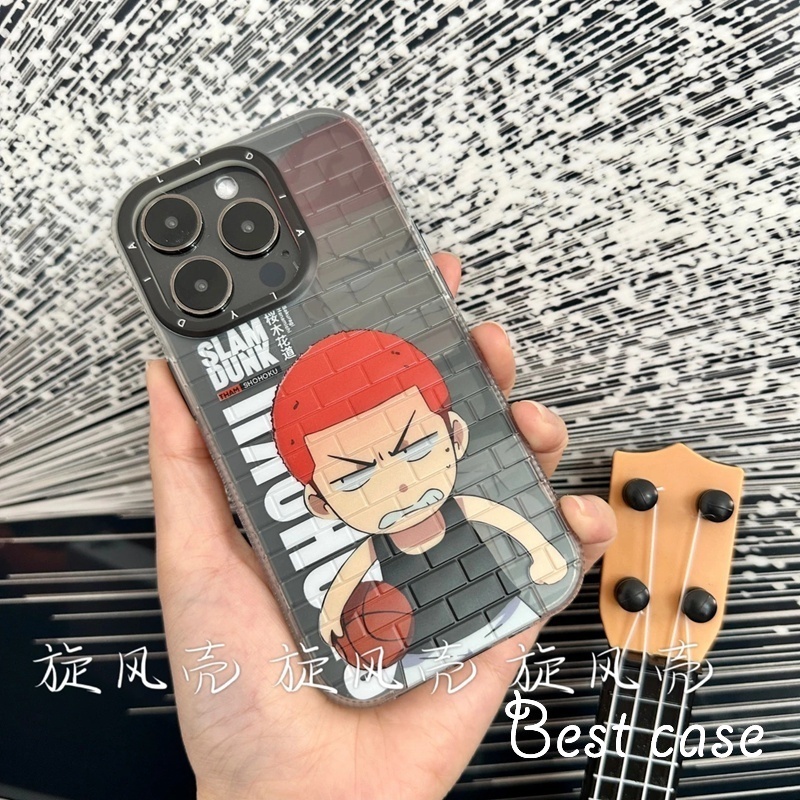Ốp Điện Thoại Họa Tiết Viên Gạch Hoạt Hình Cho iphone 15 14 13 12 11 pro max