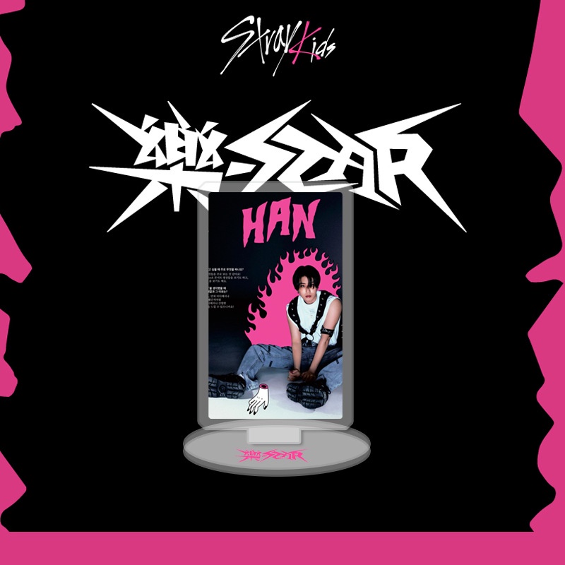 Kpop stray kids "raku-star" acrylic Đứng Trang Trí Trí Trí Trí hyun-jin chang-Rbin